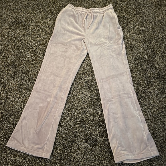 Light Purple velour flare sweats from H&M - Picture 1 of 3